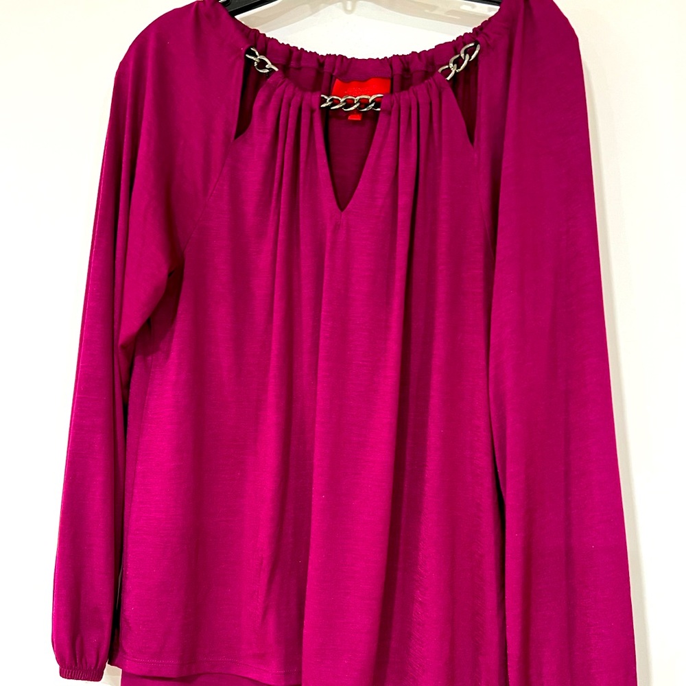 Plum blouse